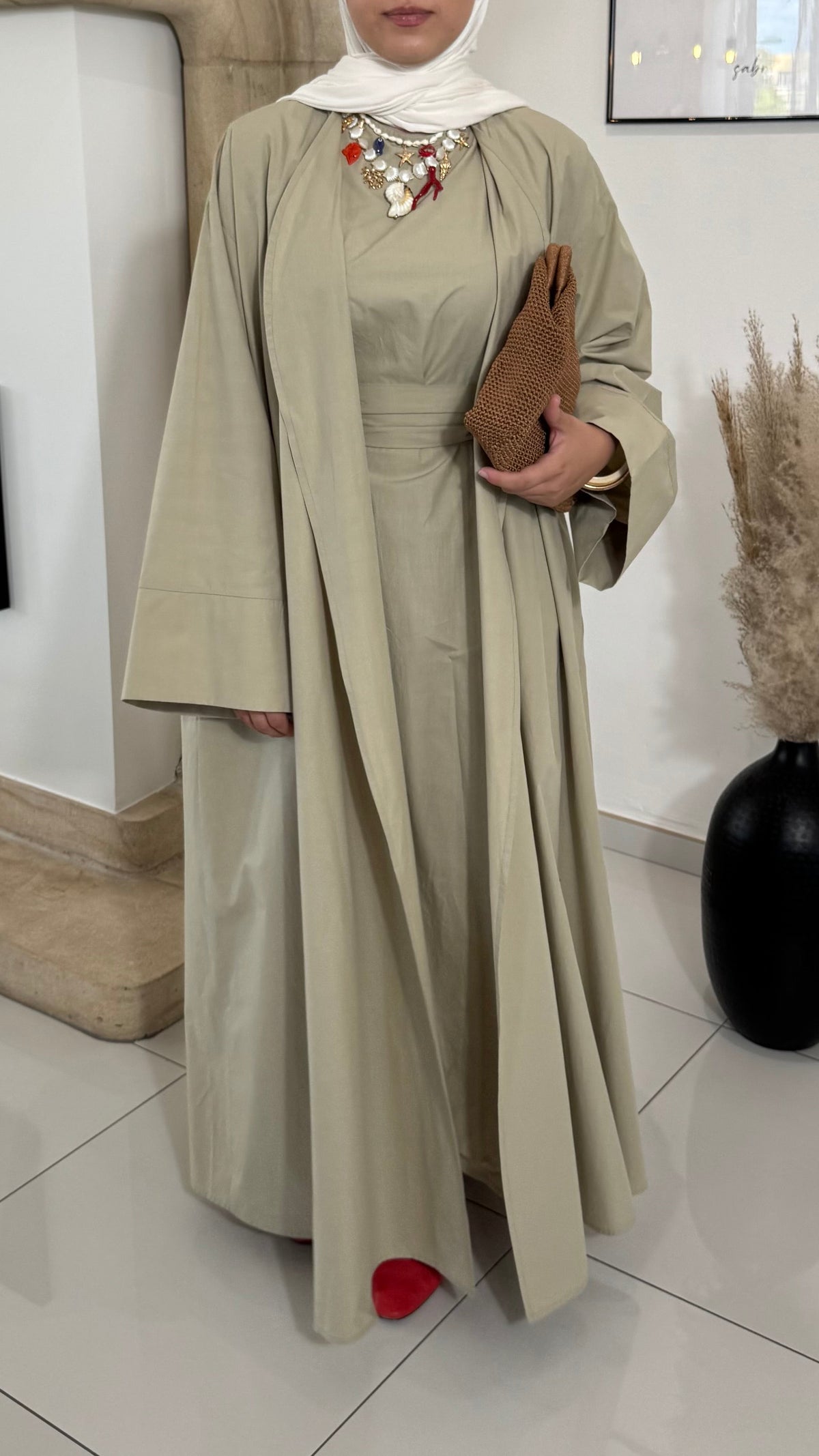 Ensemble Kimono Elyn - Vert d'eau