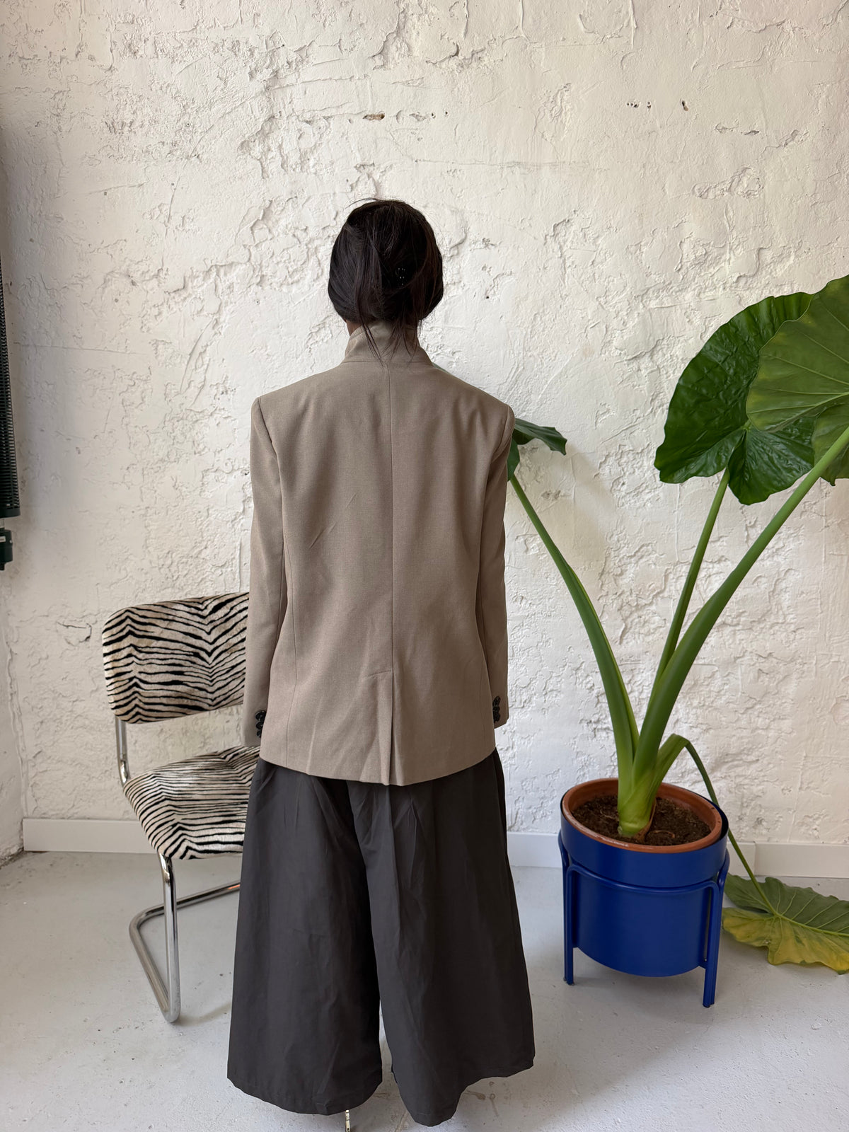 Blazer croisée - Taupe