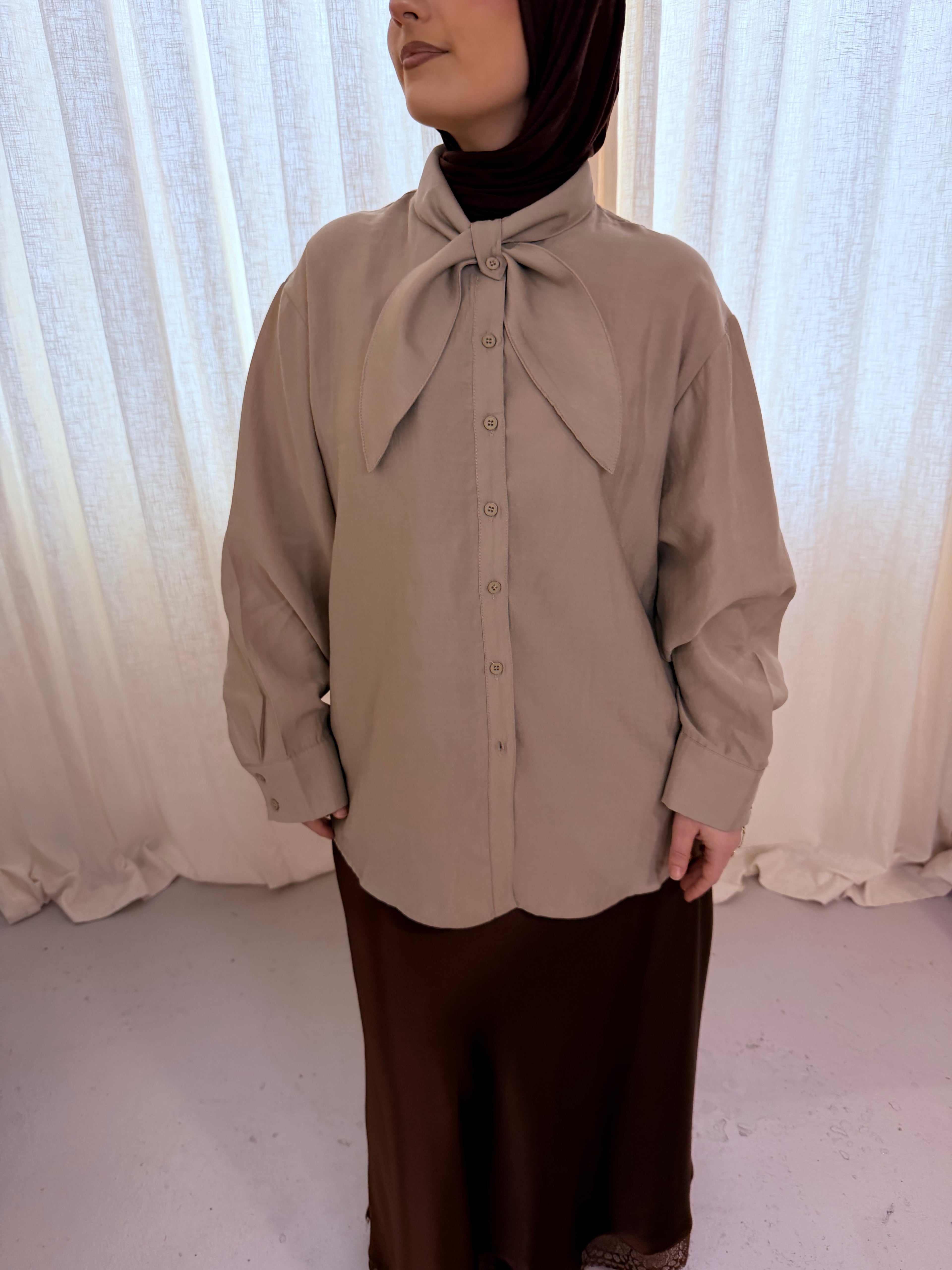 Chemise LILIUM vison