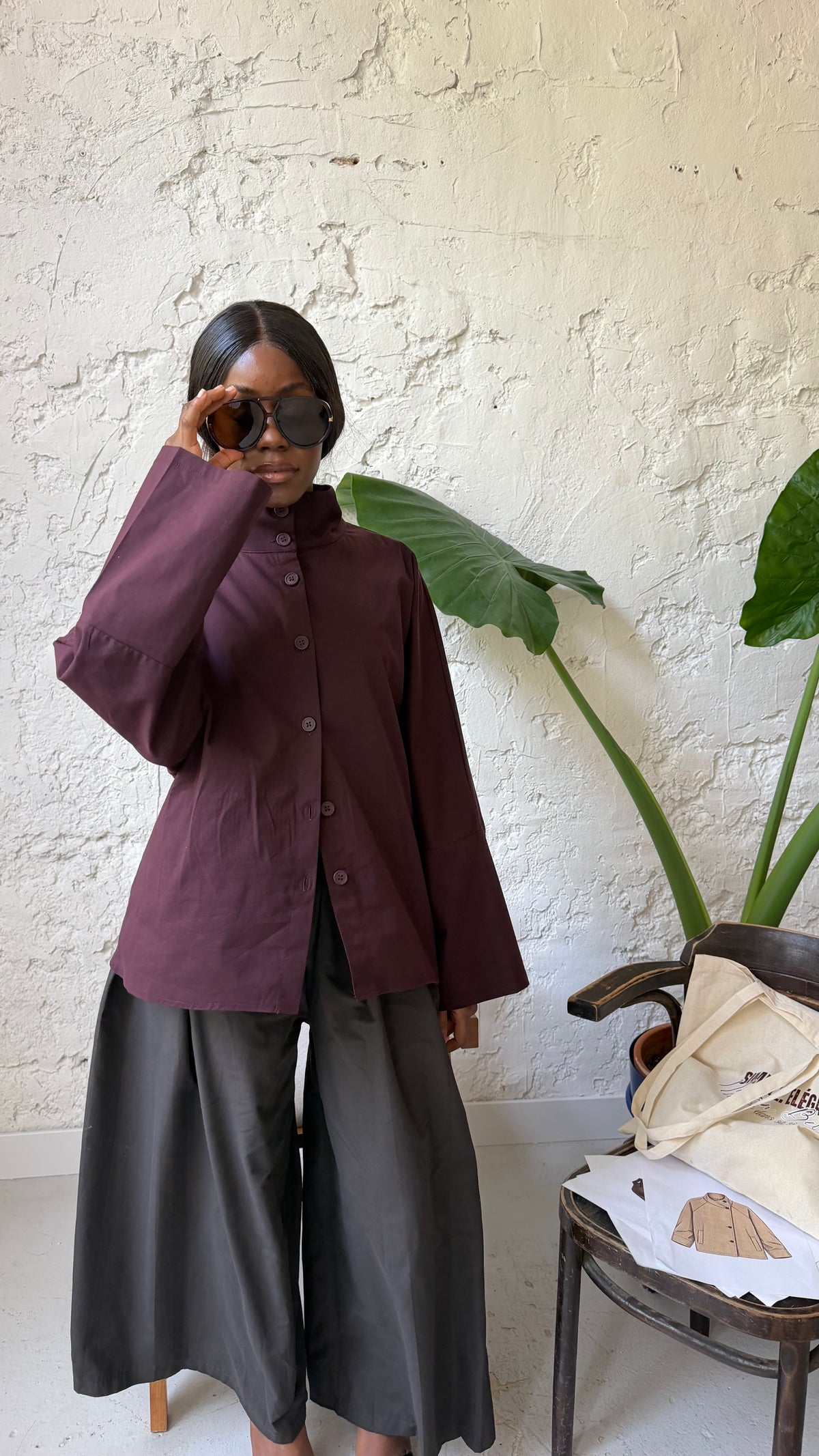 Chemise Nia - Prune