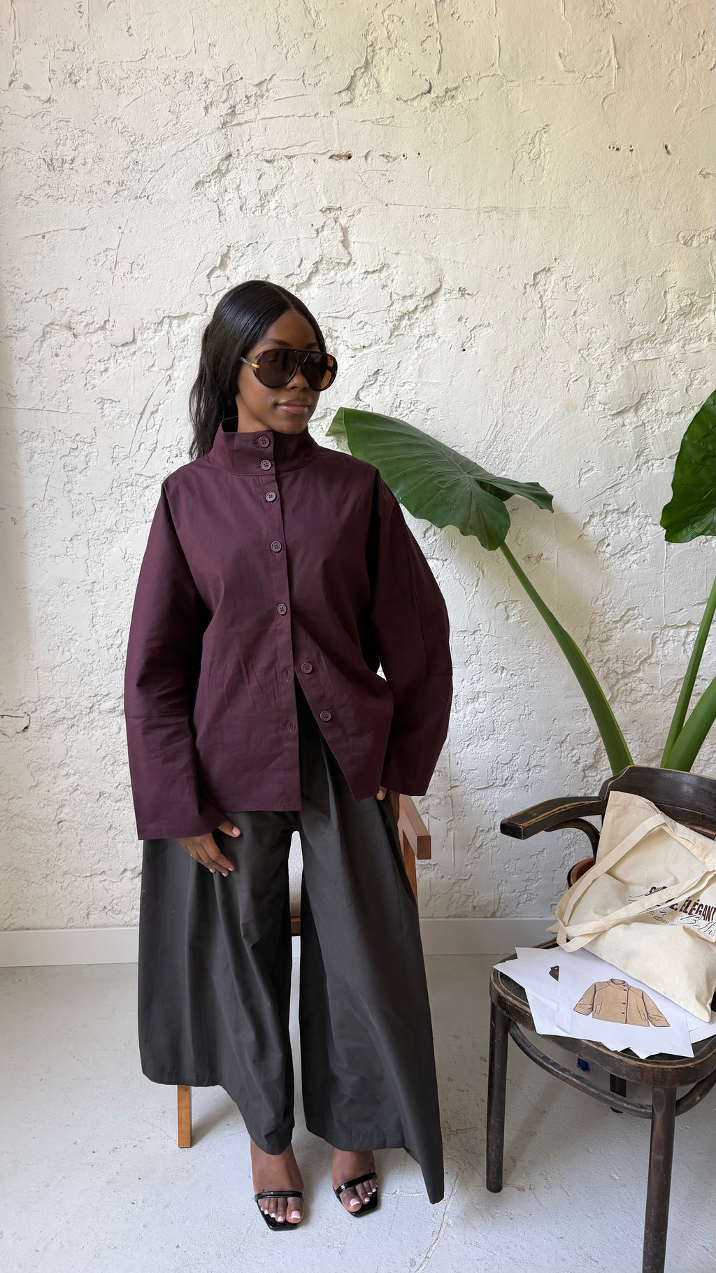 Chemise Nia - Prune