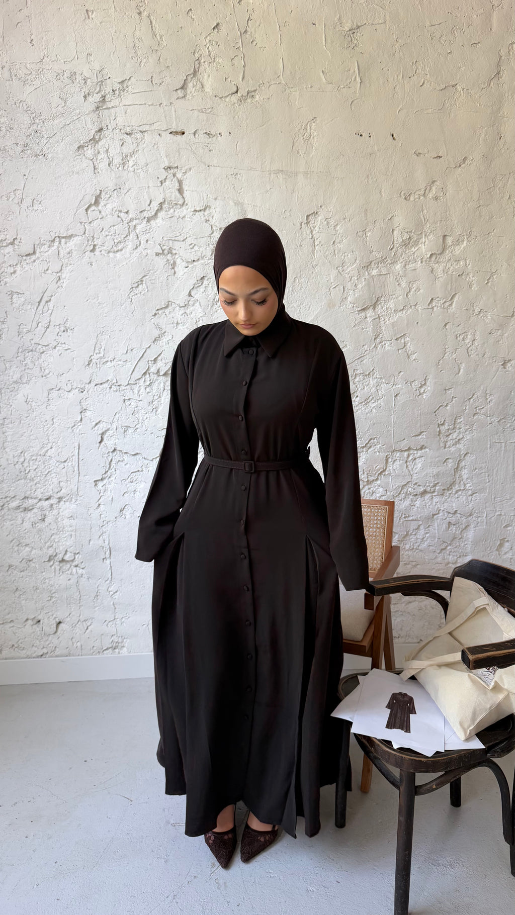 Robe Hayal - Marron