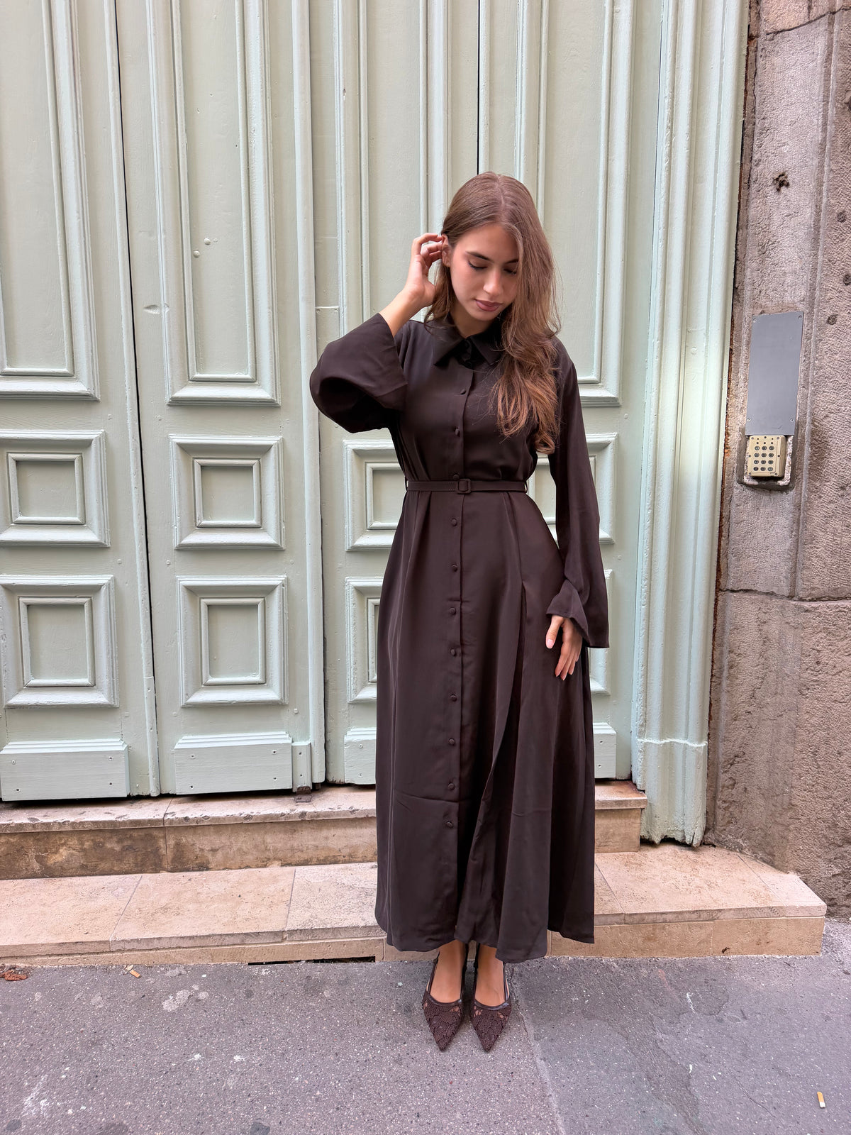 Robe Hayal - Marron