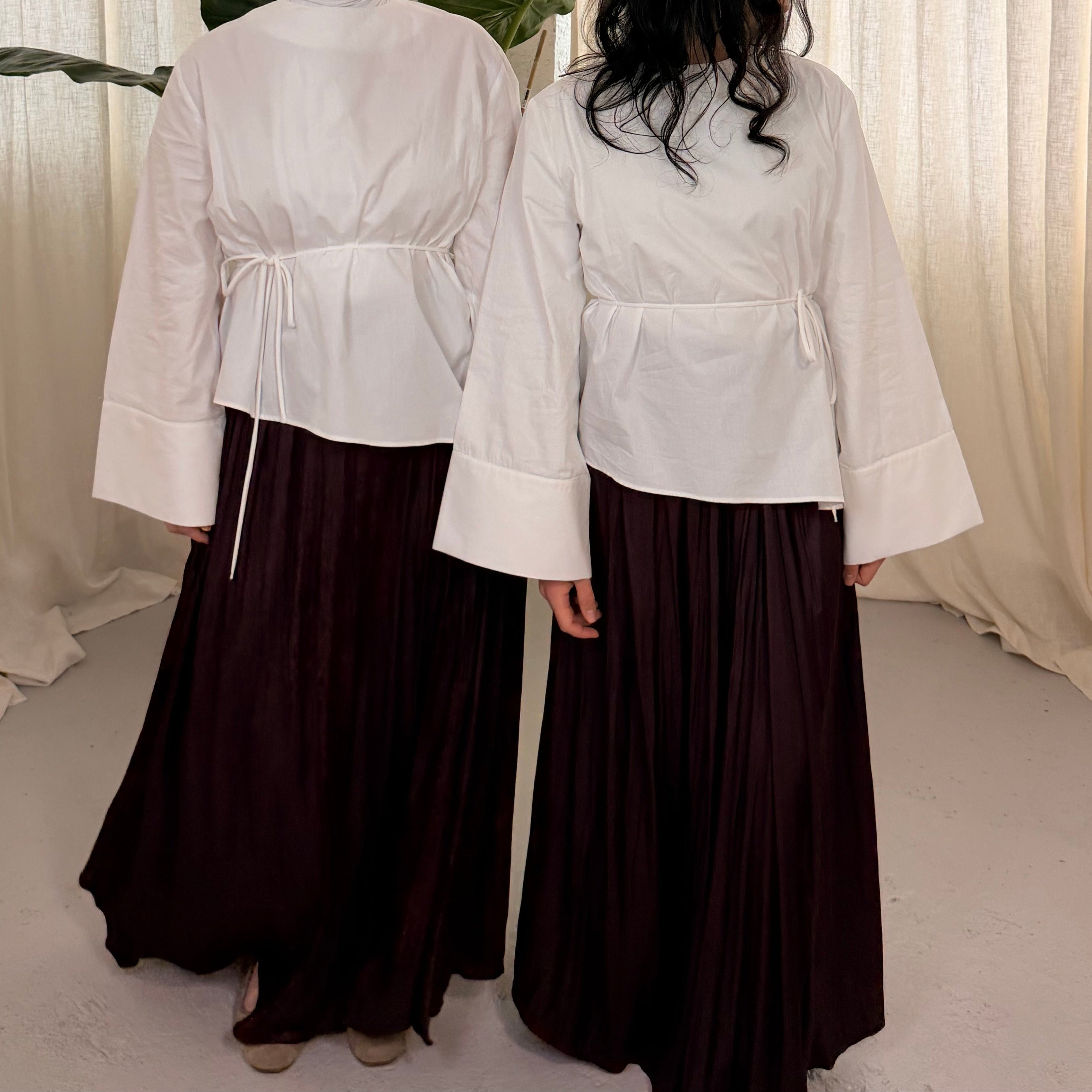 Jupe satinée Aysima