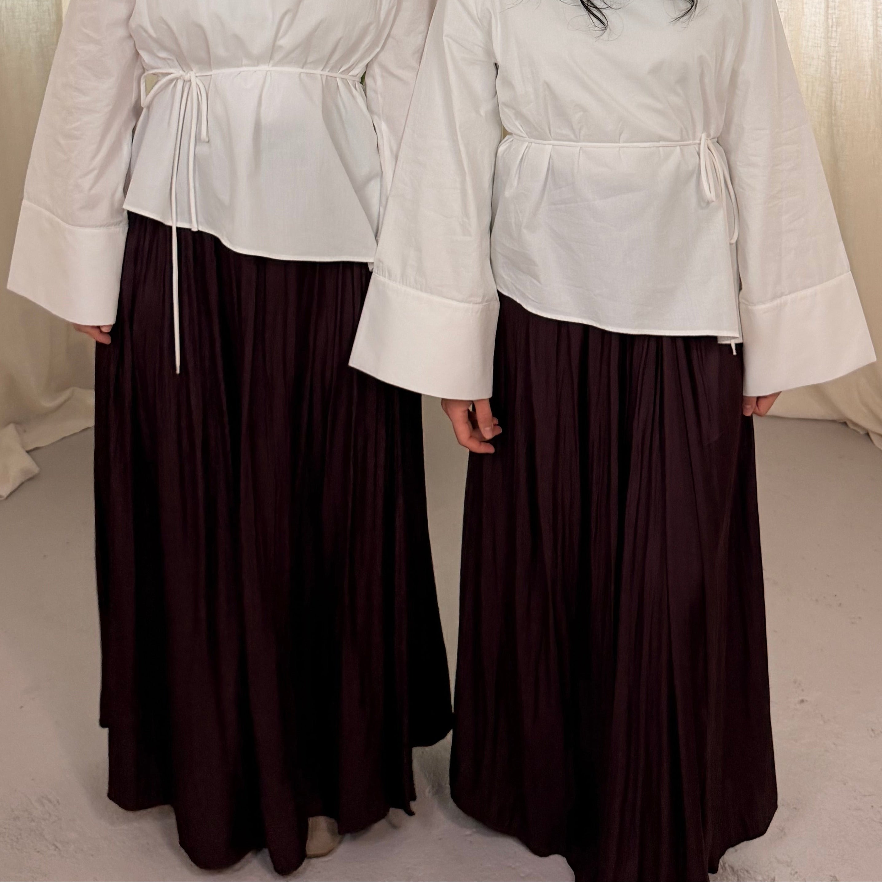 Jupe satinée Aysima